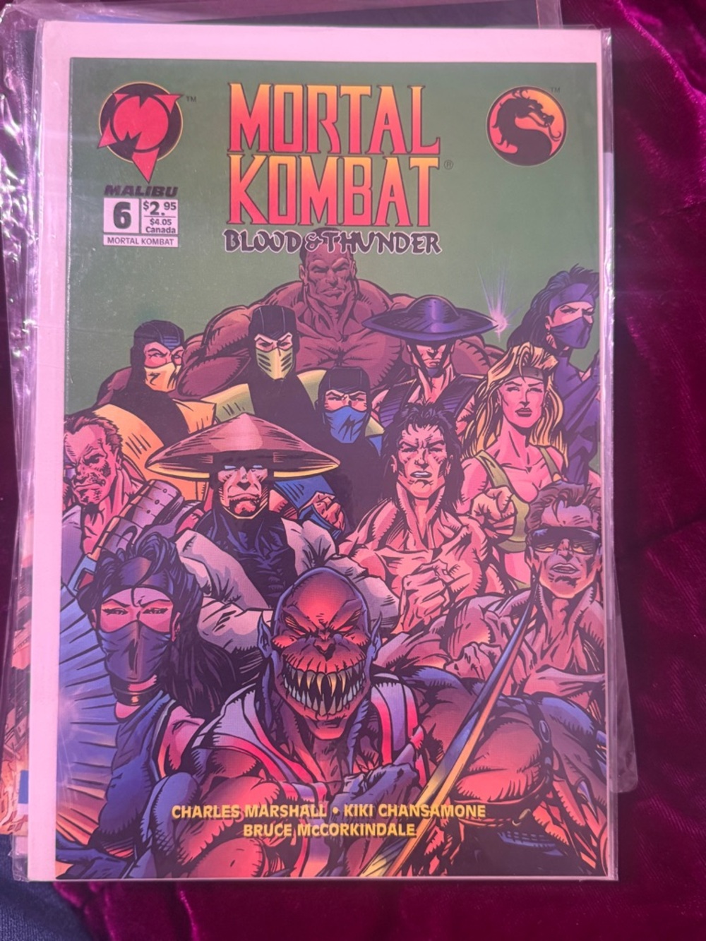 Mortal Kombat Blood & Thunder Comic Book #6